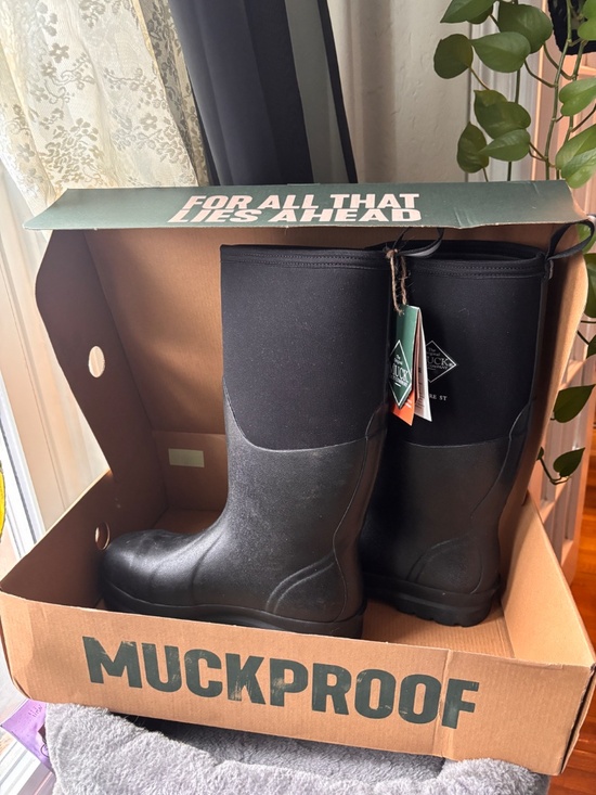 Muck Boot Chore Classic Men\'s Steel Toe Boot Size 9 - NEW